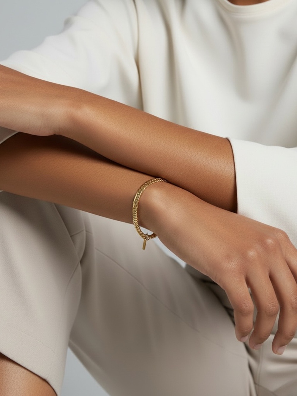 Yves Saint Laurent ✨ Gourmette Chain Bracelet - Picture 5 of 5